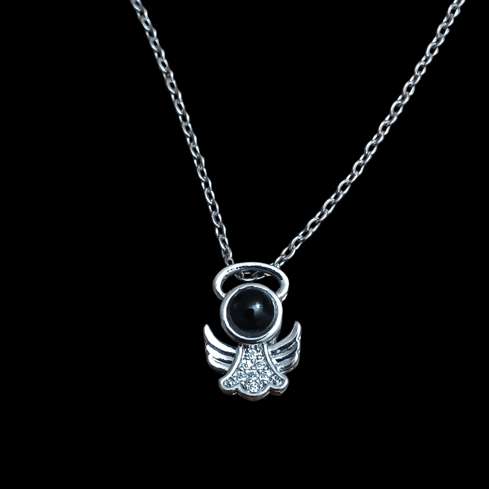 🌟3/$15 Silver Angel Pendant Necklace